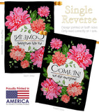 Come In - Sweet Home Inspirational Vertical Impressions Decorative Flags HG137543 Made In USA