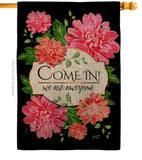 Come In - Sweet Home Inspirational Vertical Impressions Decorative Flags HG137543 Made In USA