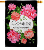 Come In - Sweet Home Inspirational Vertical Impressions Decorative Flags HG137543 Made In USA