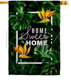 Paradise Home - Sweet Home Inspirational Vertical Impressions Decorative Flags HG192539 Made In USA