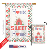 Welcome Sweet Home - Sweet Home Inspirational Vertical Impressions Decorative Flags HG100062 Printed In USA