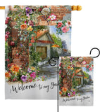 My Garden View - Sweet Home Inspirational Vertical Impressions Decorative Flags HG100084 Made In USA