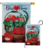 Bless This Home - Sweet Home Inspirational Vertical Impressions Decorative Flags HG130422 Made In USA