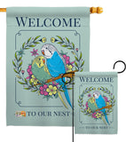 Our Sweet Nest -Inspirational Home Vertical Impressions Decorative Flags HG137217 Printed In USA