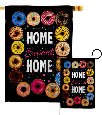 Home Sweet Home - Sweet Home Inspirational Vertical Impressions Decorative Flags HG137311 Made In USA