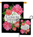 Come In - Sweet Home Inspirational Vertical Impressions Decorative Flags HG137543 Made In USA