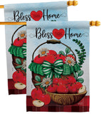 Bless This Home - Sweet Home Inspirational Vertical Impressions Decorative Flags HG130422 Made In USA