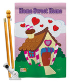 Welcome Home Sweet Home - Sweet Home Inspirational Vertical Impressions Decorative Flags HG100039 Made In USA