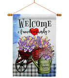 My Happy Place - Sweet Home Inspirational Vertical Impressions Decorative Flags HG100078 Made In USA
