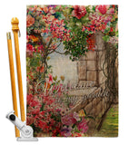 My Colorful Garden - Sweet Home Inspirational Vertical Impressions Decorative Flags HG100085 Made In USA