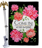 Come In - Sweet Home Inspirational Vertical Impressions Decorative Flags HG137543 Made In USA