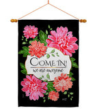 Come In - Sweet Home Inspirational Vertical Impressions Decorative Flags HG137543 Made In USA