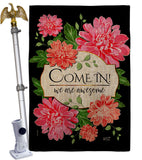 Come In - Sweet Home Inspirational Vertical Impressions Decorative Flags HG137543 Made In USA