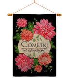 Come In - Sweet Home Inspirational Vertical Impressions Decorative Flags HG137543 Made In USA