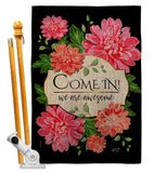 Come In - Sweet Home Inspirational Vertical Impressions Decorative Flags HG137543 Made In USA