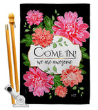 Come In - Sweet Home Inspirational Vertical Impressions Decorative Flags HG137543 Made In USA