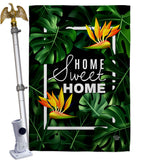 Paradise Home - Sweet Home Inspirational Vertical Impressions Decorative Flags HG192539 Made In USA