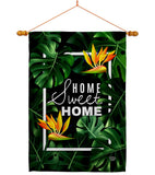 Paradise Home - Sweet Home Inspirational Vertical Impressions Decorative Flags HG192539 Made In USA