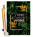 Paradise Home - Sweet Home Inspirational Vertical Impressions Decorative Flags HG192539 Made In USA