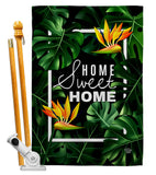 Paradise Home - Sweet Home Inspirational Vertical Impressions Decorative Flags HG192539 Made In USA