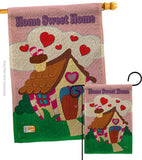 Welcome Home Sweet Home - Sweet Home Inspirational Vertical Impressions Decorative Flags HG100039 Made In USA