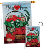 Bless This Home - Sweet Home Inspirational Vertical Impressions Decorative Flags HG130422 Made In USA