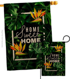 Paradise Home - Sweet Home Inspirational Vertical Impressions Decorative Flags HG192539 Made In USA