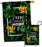 Paradise Home - Sweet Home Inspirational Vertical Impressions Decorative Flags HG192539 Made In USA