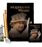 We Loved You Ma'am - Expression Inspirational Vertical Impressions Decorative Flags HG180317 Made In USA