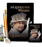 We Loved You Ma'am - Expression Inspirational Vertical Impressions Decorative Flags HG180317 Made In USA