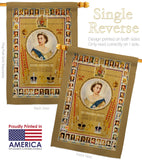 The Coronation Regalia - Expression Inspirational Vertical Impressions Decorative Flags HG180312 Made In USA