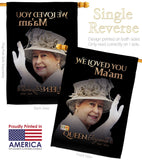 We Loved You Ma'am - Expression Inspirational Vertical Impressions Decorative Flags HG180317 Made In USA