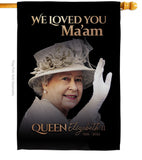 We Loved You Ma'am - Expression Inspirational Vertical Impressions Decorative Flags HG180317 Made In USA