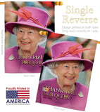 Thank You Our Queen - Expression Inspirational Vertical Impressions Decorative Flags HG180318 Made In USA