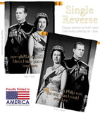 Elizabeth & Philip - Expression Inspirational Vertical Impressions Decorative Flags HG180322 Made In USA