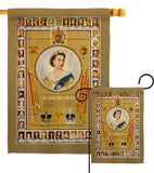 The Coronation Regalia - Expression Inspirational Vertical Impressions Decorative Flags HG180312 Made In USA