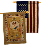 The Coronation Regalia - Expression Inspirational Vertical Impressions Decorative Flags HG180312 Made In USA