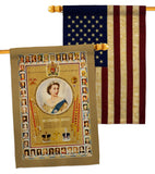 The Coronation Regalia - Expression Inspirational Vertical Impressions Decorative Flags HG180312 Made In USA