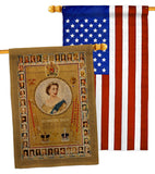 The Coronation Regalia - Expression Inspirational Vertical Impressions Decorative Flags HG180312 Made In USA