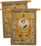 The Coronation Regalia - Expression Inspirational Vertical Impressions Decorative Flags HG180312 Made In USA