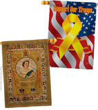 The Coronation Regalia - Expression Inspirational Vertical Impressions Decorative Flags HG180312 Made In USA