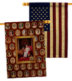 HM Queen Elizabeth II - Expression Inspirational Vertical Impressions Decorative Flags HG180316 Made In USA