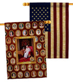 HM Queen Elizabeth II - Expression Inspirational Vertical Impressions Decorative Flags HG180316 Made In USA