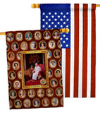 HM Queen Elizabeth II - Expression Inspirational Vertical Impressions Decorative Flags HG180316 Made In USA