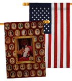 HM Queen Elizabeth II - Expression Inspirational Vertical Impressions Decorative Flags HG180316 Made In USA