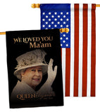 We Loved You Ma'am - Expression Inspirational Vertical Impressions Decorative Flags HG180317 Made In USA