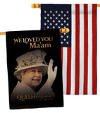 We Loved You Ma'am - Expression Inspirational Vertical Impressions Decorative Flags HG180317 Made In USA