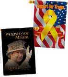 We Loved You Ma'am - Expression Inspirational Vertical Impressions Decorative Flags HG180317 Made In USA