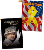 We Loved You Ma'am - Expression Inspirational Vertical Impressions Decorative Flags HG180317 Made In USA