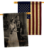 End Of The Era - Expression Inspirational Vertical Impressions Decorative Flags HG180321 Made In USA